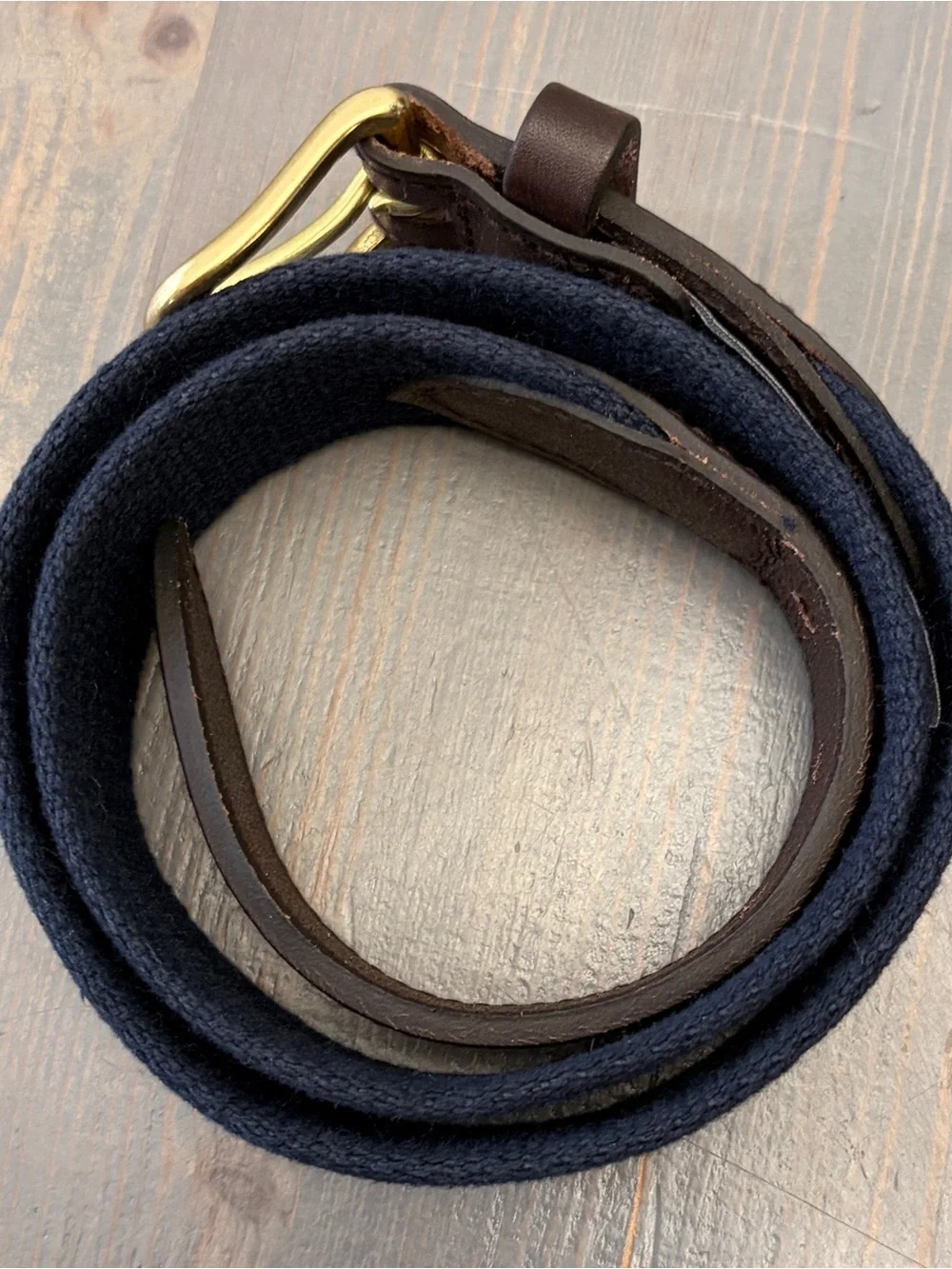 Vineyard Vines Navy and White Whale Pattern Belt